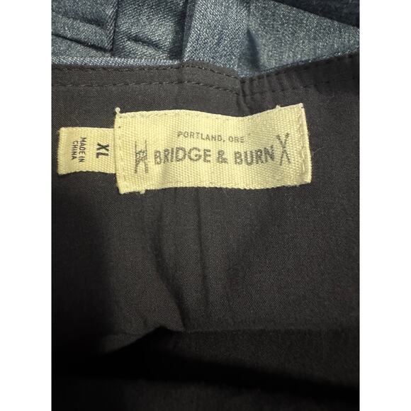 Bridge & Burn Elena Denim Chambray Wide-Leg Jumpsuit – Size XL - Picture 5 of 8